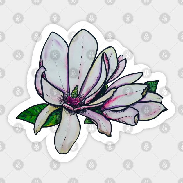 Magnolia Magic Sticker by Kirsty Topps